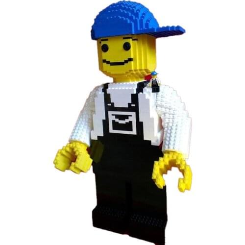 1898PCS Moc Brick Rock Man Building Blocks Kid Gift Toys And Educational Toys For Children Classical Model