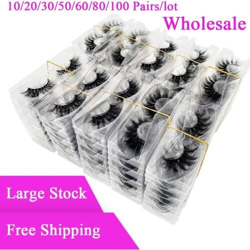 Bulk Items Wholesale Bundles Lots Beauty Makeup 3D Fluffy Wispy Mink Hair Natural Eye Lashes Fake False Strip Eyelashes Vendors