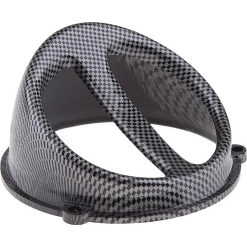 Carbon Fiber Look Air Scoop Fan Cover Cap for GY6 125cc 150cc Engine Scooter
