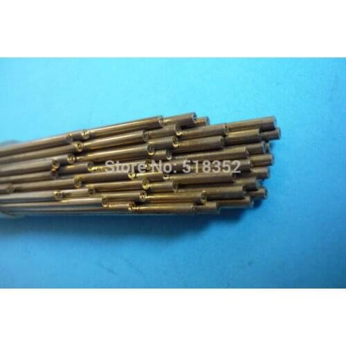 1.7mmx500mm Multihole Ziyang Brass Electrode Tube for EDM Drilling Machines