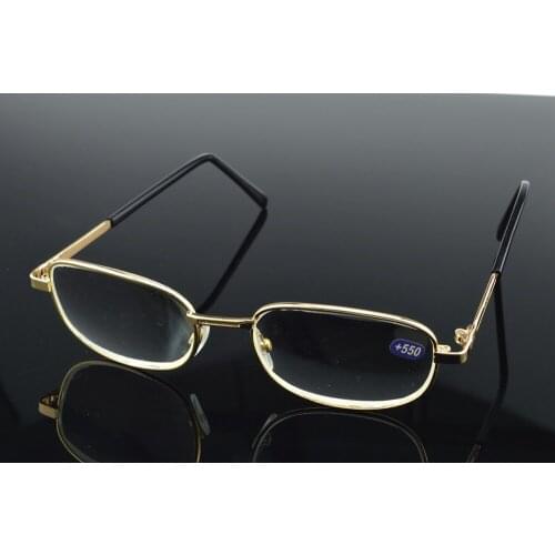 Leesbril [!two Pairs!] Full-rim Alloy High Number Mineral Glass Material Lenses Men Women Reading Glasses +4.5 +5.0 +5.5 +6.0