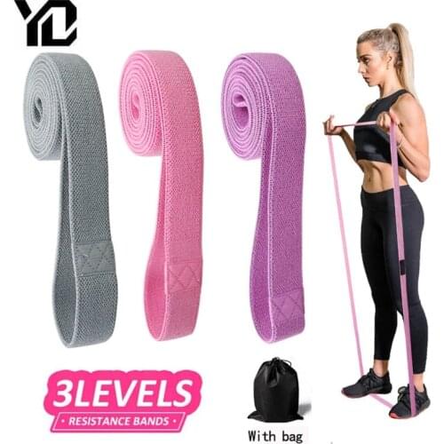 200CM Resistance Bands Fitness Gym Equipment Long Fabric Resistance Band Workout Exercise Elastic Fitness Bands For Legs Band