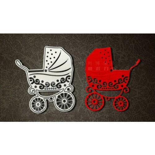 Metal Baby Wagon Cutting Dies Stencils for DIY Scrapbooking/photo album Decorative Embossing DIY Paper Cards