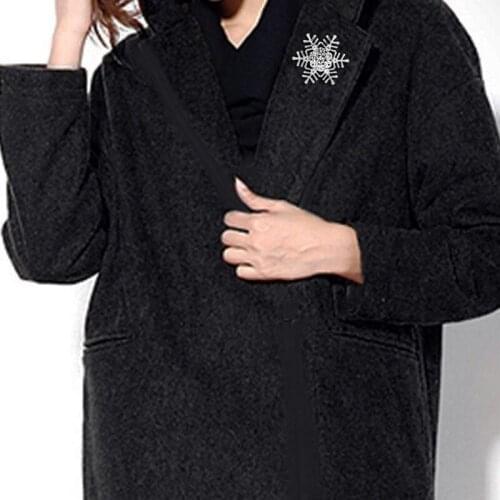 Fashion Women Large Brooches Lady Snowflake Imitation Pearls Rhinestones Crystal Wedding Brooch Pin Jewelry Accessorise