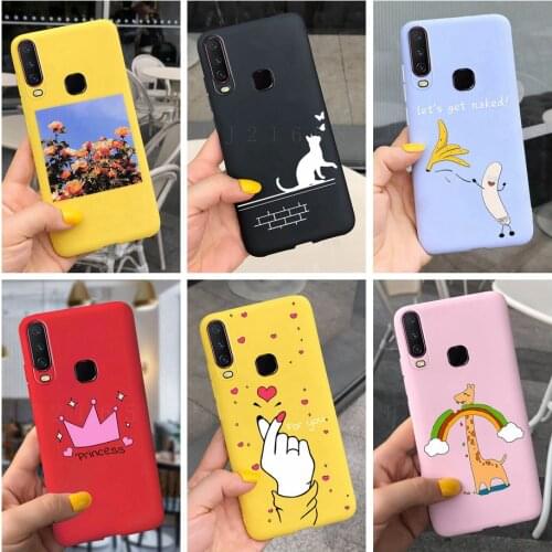 For Vivo Y12 Case Y15 Y17 Y19 Cute Cartoon Back Cover For Vivo Y11 2019 Y 12 15 17 Soft Silicone Phone Cases Y11 Y12 Y15 Y17 Y19