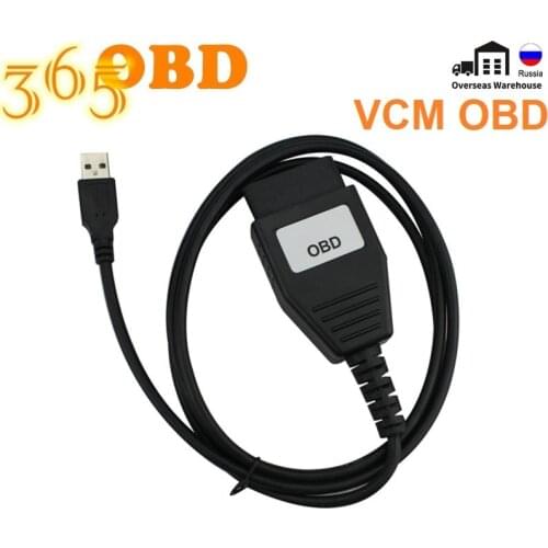 Newest For Ford VCM OBD2 Professional Diagnostic Interface For Ford for Mazda OBDII USB Diagnostic Cable Free Shipping
