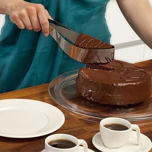 New Stainless Steel Cake Pie Slicer Server Cake Cutters Cookie Fondant Dessert Tools Kitchen Gadget