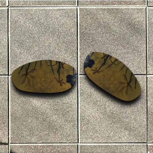 Bronze Gold Polarized Sunglasses Replacement Lens for-Oakley Monster Dog Frame 100% UV Protection Good Fitness