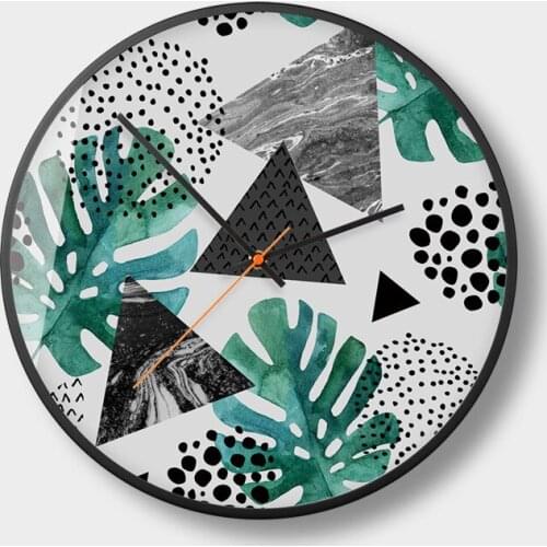 Modern Design Silent Wall Clock Nordic Digital Simple Minimalist Mute Wall Clock Kitchen Living Room Wandklok Home Decor AA50ZB