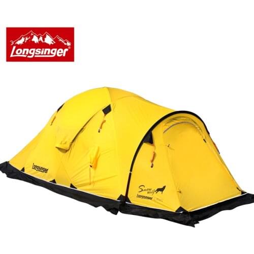 Longsinger/Silicon ultra-light double layer outdoor camping hiking tent winter tent