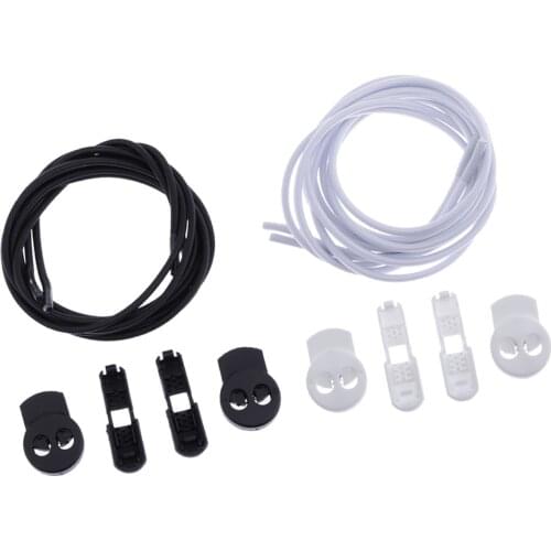 Unisex Easy Locks Reflective Shoe Laces Lazy Nylon Sneaker Shoelaces Strings