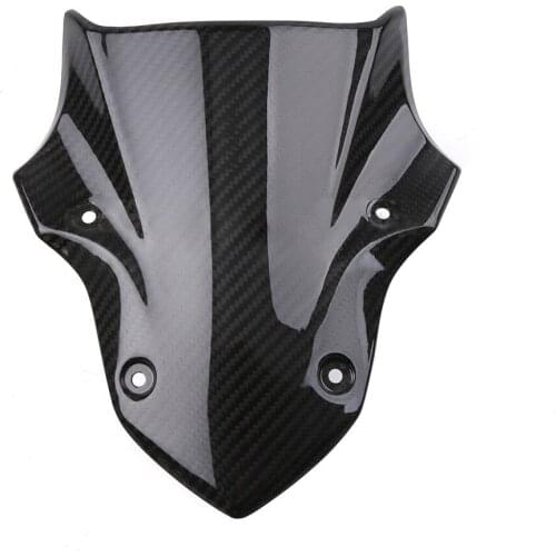 Carbon Fiber For Kawasaki Z900 2017 2018 2019 Windscreen Windshield Wind Deflector Screen Shield Parabrisas Pare-brise Accessory