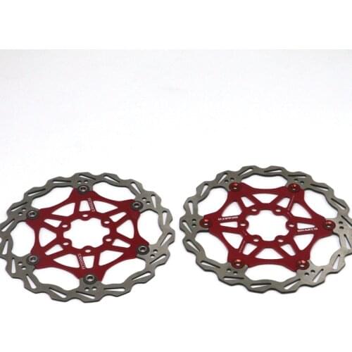 FETESNICE Bicycle Brake Rotor 6 Bolts 160mm Road MTB Floating Disc Brake Plate