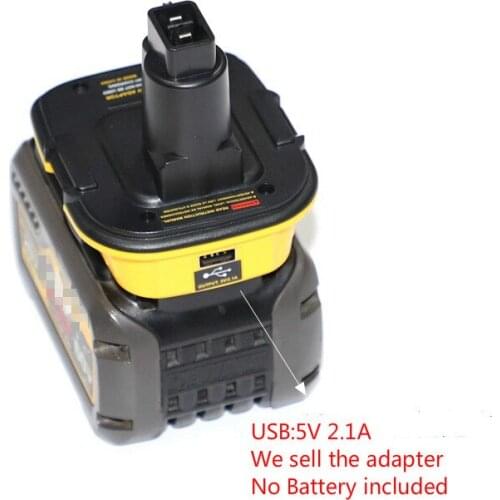 10 Pieces Wholesale Battery Adapter for Dewalt 20V li-ion battery to 18V NI-MH NI-CD battery