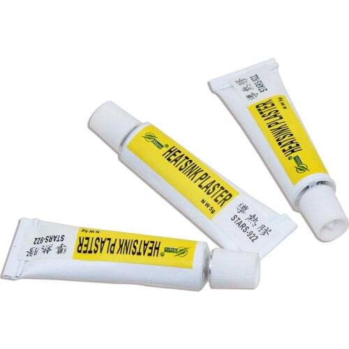 10 pieces of 5g radiator thermal pad thermal paste adhesive for chip GPU VGA RAM LED IC cooler radiator cooling