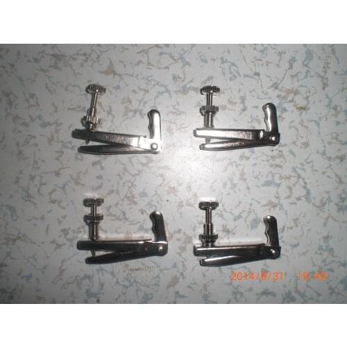 100 PCs Brand new SILVER Violin fine tuner full size