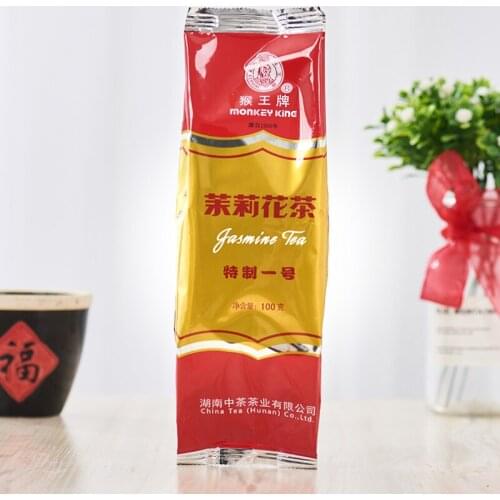 2020/2021 Zhongcha Special Jasmine Green Chinese Tea Loose Leaf Monkey King Tea for Slimming 100g
