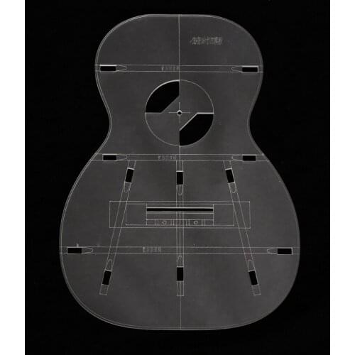 26inch Mini Guitar Body Template 3mm Thickness Ukulele Uke Made