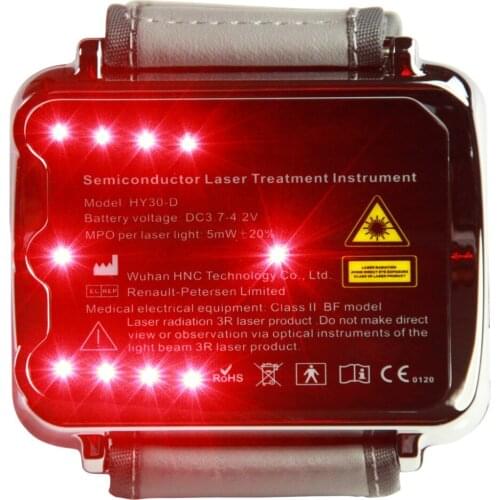 650nm Wrist Cold laser therapy Diode LLLT Allergic Rhinitis Relief and improve Blood Pressure Prevent Heart Attach