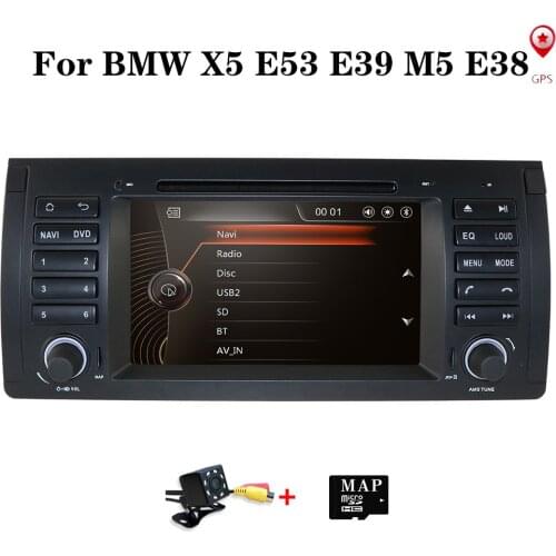 Car Stereo 7 inch Touch Screen Multimedia Video Player For 5 Series BMW E39 X5 E53 M3 M5 Auto Radio 1 din DVD Steering Wheel RDS