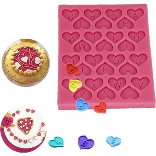 Free shipping to Russian Alphabet Cake Molds Number Silicone 3D Fondant Cake Molds Soap Cookware Non-Stick Cake Decorating