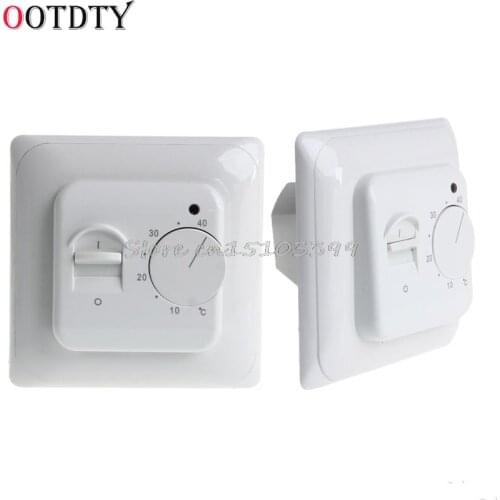 Safe Mechanical Floor Manual Heating Thermostat Temperature Control Switch 220V Drop Ship
