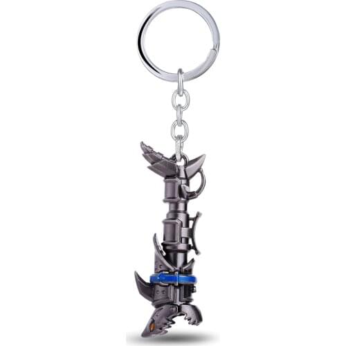 League of Legendes Jinx cannon LOL Keychain Metal Key Rings For Gift Key chain Jewelry for car YS11001