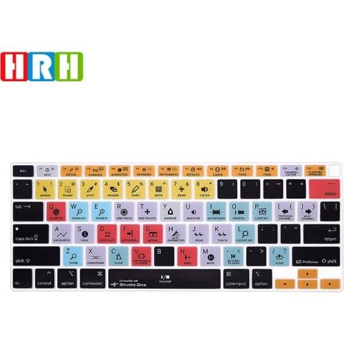 HRH Studio One Shortcut Hotkey Keyboard Cover Skin Protector For MacBook 2020 New 13.3 Air A2179 M1 A2337 US Keyboard Film
