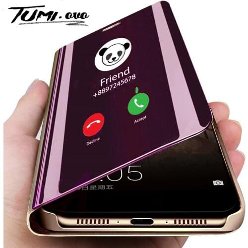 Smart Mirror Phone Case For Samsung Galaxy S10 S9 S8 Plus S10E A6 A8 A7 2018 Note 8 9 A10 A30 A40 A50 A60 A70 M10 M20 M30 Cover
