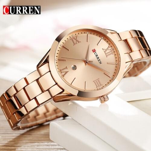 CURREN Gold Watch Women Watches Ladies Creative Steel Womens Bracelet Watches Female Clock Relogio Feminino Montre Femme