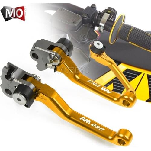 For Suzuki RM250 1996-2003 2002 2001 RM 250 2004-2008 2005 2006 2007 CNC Pivot Brake Clutch Levers Motorcycle DirtBike Motocross