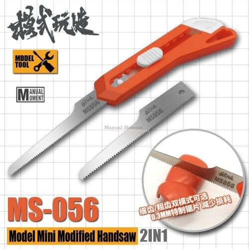 Gundam Military Model Mini 2in1 Modification Hand Saw Hobby Cutting Tools Accessory
