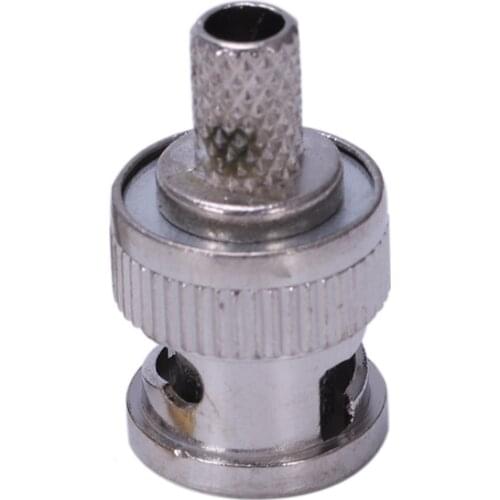 10pcs BNC male RG59 Coaxial Connector Adapter for CCTV Camera