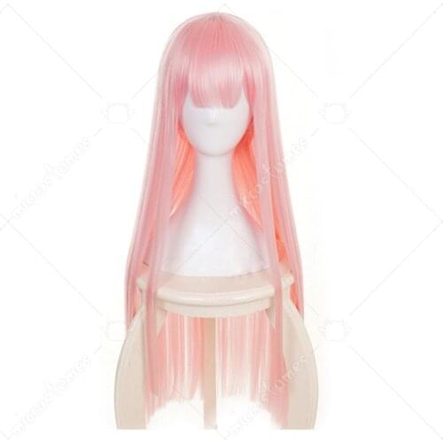 DARLING in the FRANXX Zero Two Code 002 Pink Cosplay Wig