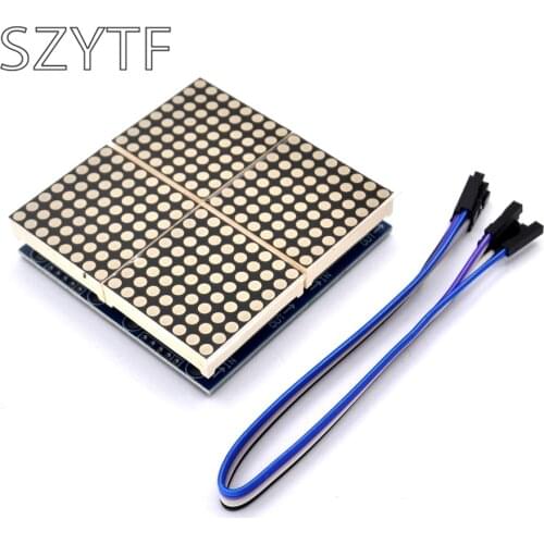 MAX7219 dot matrix module 4 dot matrix 2*2 display module MCU control LED driver module