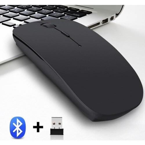 4.0 Bluetooth Mouse Wireless Mouse Silent Computer Mouse Ergonomic Bluetooth Mause Rechargeable Wireless USB Bluetooth Mice PC