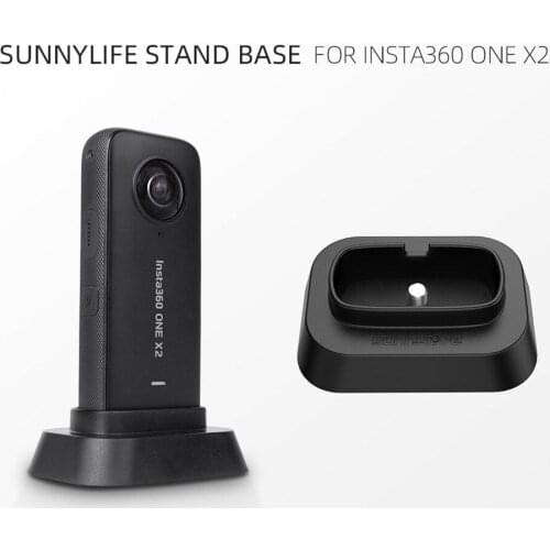 For Insta360 One X2 Desktop Holder Stand Fixed Base With 1/4" Screw Mount For INSTA 360 ONE X2 Panoramic Camera Accessories