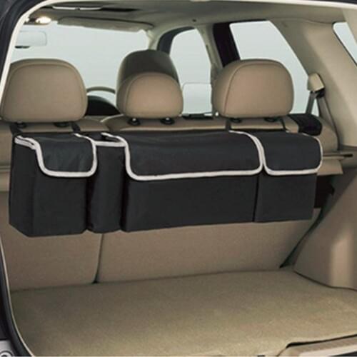 Car Organizer Trunk Backseat Adjustable Storage Bag Net High Capacity Multi-use Oxford Back Interior Accessories Automobile Seat