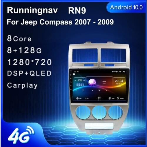 Runningnav For Jeep Compass 2007 2008 2009 Android Car Radio Multimedia Video Player Navigation GPS
