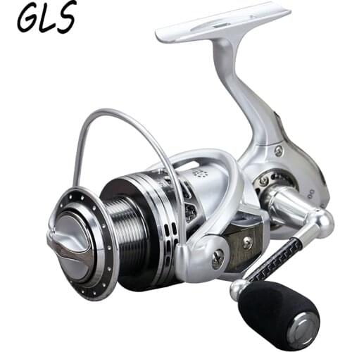 Aluminum main body fishing reel14BB 5.5: 1 Fishing wheel Maximum drag weight 12 kg Left / right rocker arm Winding reel