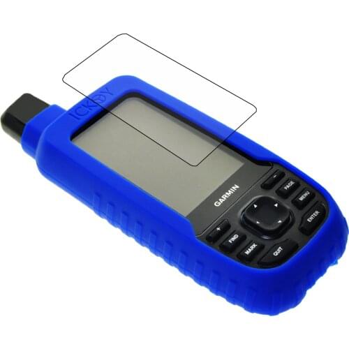 Silicon Protect Case + Screen Protector Shield Film for Hiking Handheld GPS Garmin GPSMap 66 66s 66st