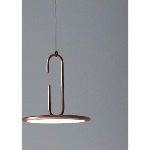 Chandelier led simple modern fashion personality black and white bar dining room single head Nordic living room lamp