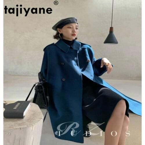 Tajiyane Winter Coat Women Wool Plus Size Coat Female Woman Jacket Womens Coats and Jackets Womens Cashmere Veste Femme WPY693