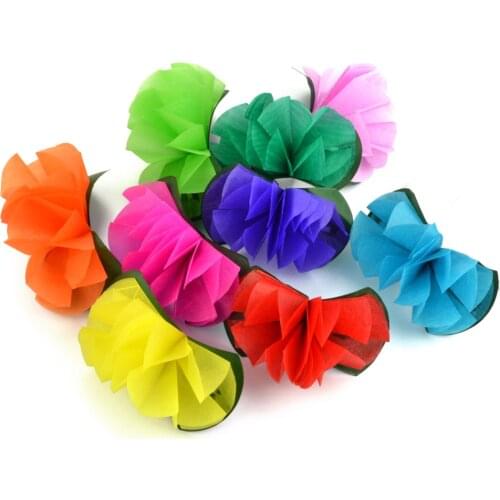 9pcs=1set Appear Flower From Empty Hand kids magic Close Up Flower Magic Tricks easy to do professional magician illusion prop