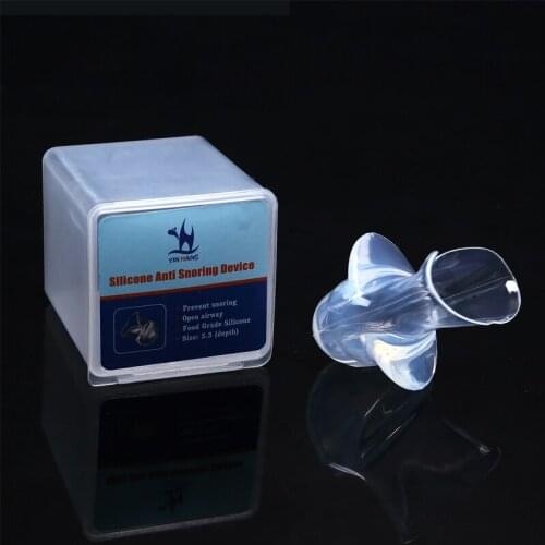 Anti Snoring Sleep Aid Device Stop Snoring Device Snore Stopper Tongue Guard Silicone Prevent SnoreTooth Grinding Healthy Sleep