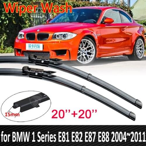 Car Wiper Blades for BMW 1 Series E81 E82 E87 E88 2004~2011 Windshield Wipers 118d 118i 120i 120d 123d 125i 128i 135i 116i 116d