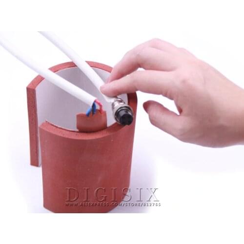 Freeshipping 7.5-9.5CM 11OZ Silicone Sublimation Mug Wrap Printing Part For Heat Press Machine 110V Or 220V