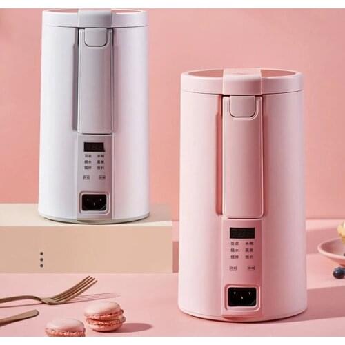 220V Heatable Soymilk Machine Multicooker Electric Kettle Automatic Juicer Blender Rice Paste Maker with Steamer Filter-free