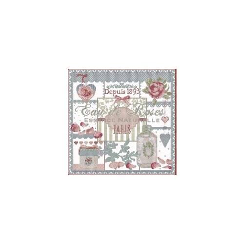 FF MM Mouse avatar Counted Cross Stitch Kit Cross stitch RS cotton with cross stitch Lafite Roses Series