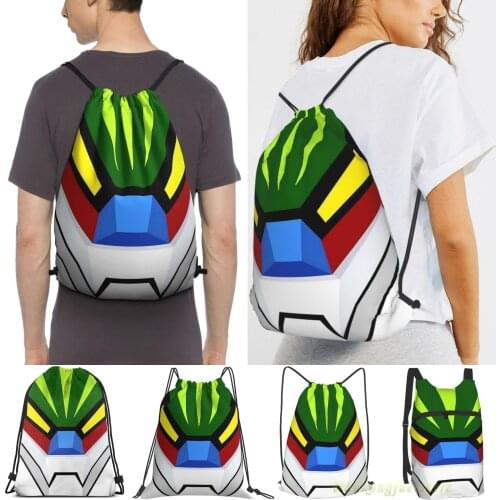 Jeeg Robot Men Purpose Drawstring Backpack Bags Women Outdoor Travel Backpacks Gym Training Swimming Fitness Bag